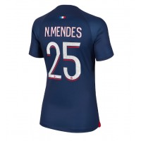 Echipament fotbal Paris Saint-Germain Nuno Mendes #25 Tricou Acasa 2023-24 pentru femei maneca scurta